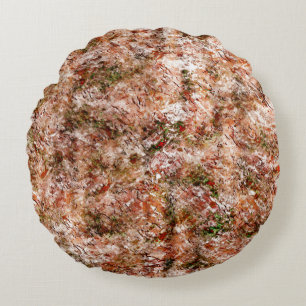 Acer forest under cotton or rock under ground round cushion