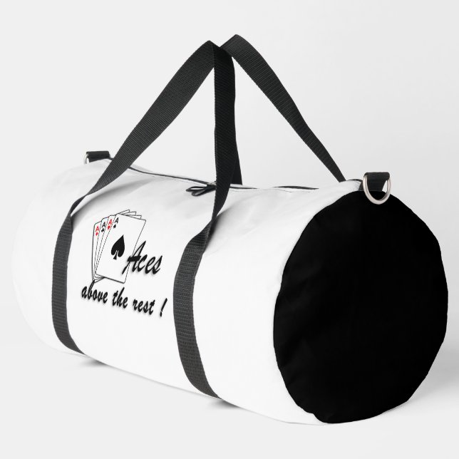 Aces Above the Rest Duffle Bag (Left Corner)