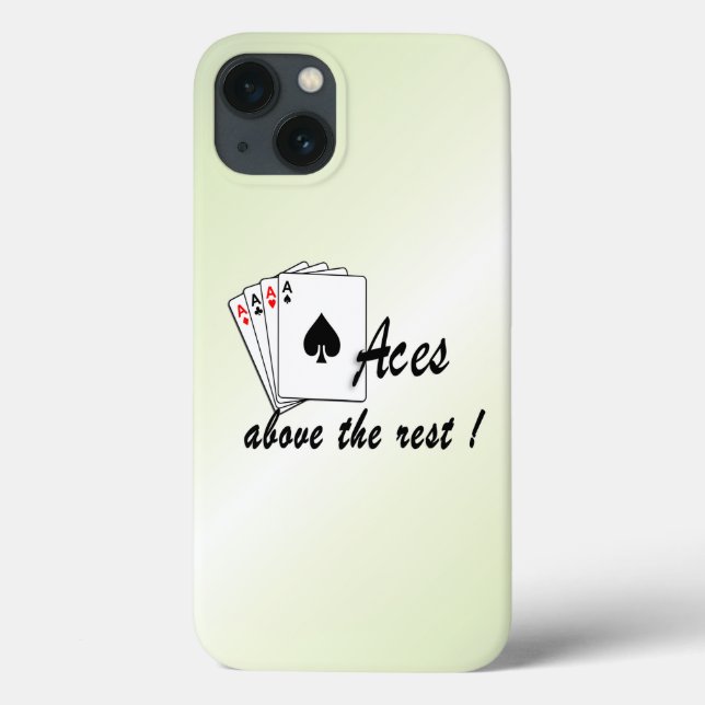 Aces Above the Rest Green Case-Mate iPhone Case (Back)