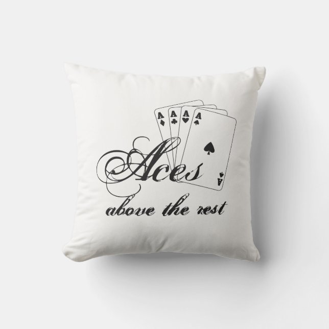 Aces Above the Rest Outdoor Cushion (Front)