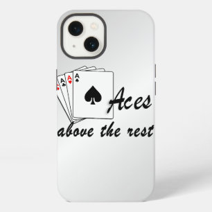 Aces Above the Rest Silver iPhone 13 Case