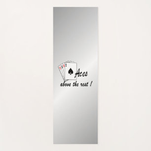 Aces Above the Rest Silver Yoga Mat