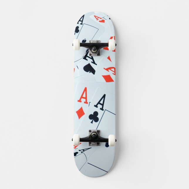 Aces In A Layered Composition, Skateboard (Front)