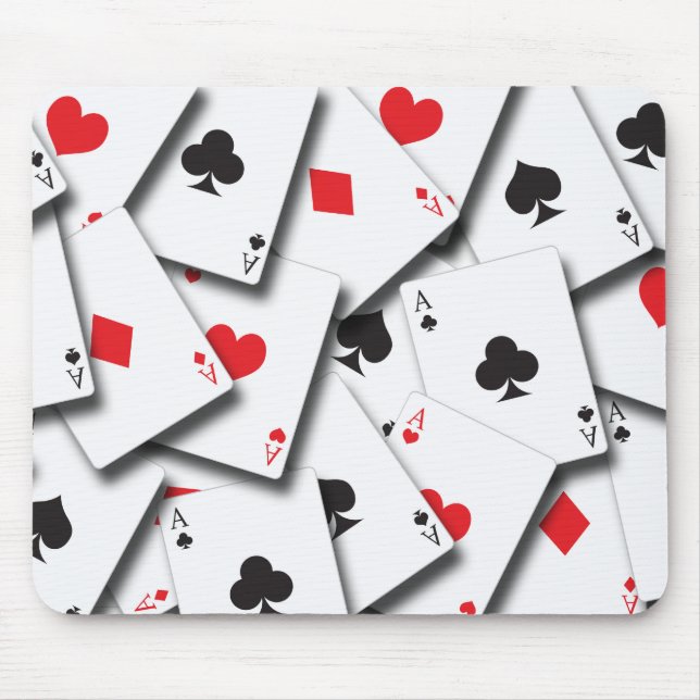 ACES PLAYING CARDS MOUSE PAD (Front)
