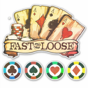 Aces poker chips fast and loose