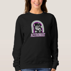 Acetronaut Asexual Pride Rainbow Astronaut Space P Sweatshirt