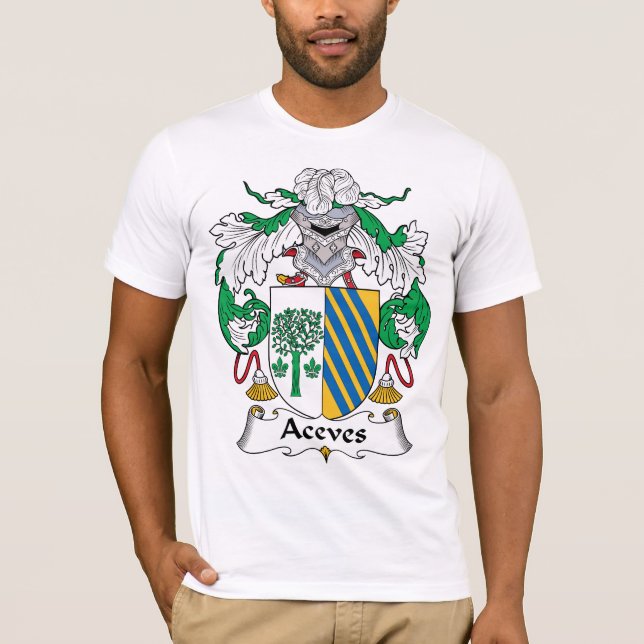 Aceves Family Crest T-Shirt (Front)