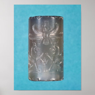 Achaemenid cylinder seal poster