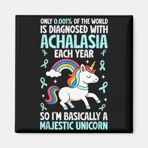Achalasia Warrior Majestic Unicorn Magnet