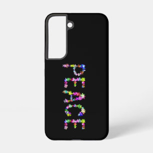 Achempong Peace Love Statement Vibrant Typograph Samsung Galaxy Case