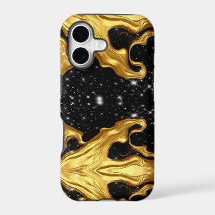 Achempong: The Gilded Cosmos   Liquid Gold & Black