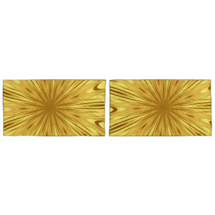 Achempong: The Gilded Zenith Opulent Swirl Liquid Pillowcase