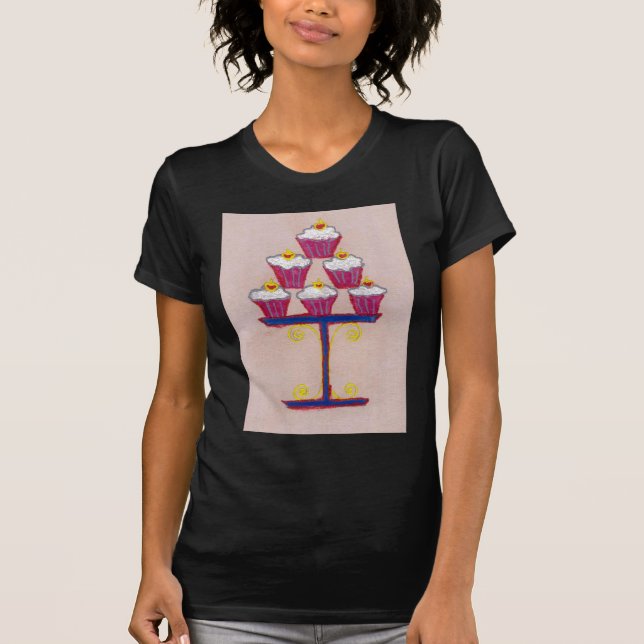 Achempong's Artful Inspirational Cupcake Couture T-Shirt (Front)
