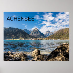 Achensee Tyrol Retro Austria Holiday Souvenir Lugg Poster