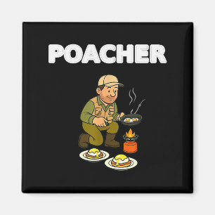 Acher Fishing Tee Fishing Gift Hunting Gift Funny Magnet
