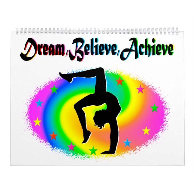 ACHIEVE YOUR GYMNASTICS DREAMS CALENDAR (Cover)
