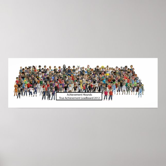 Achievement Hounds 2012 TA Leaderboard Poster (Front)