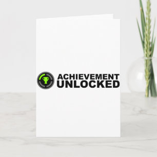 Achievement Unlocked Card
