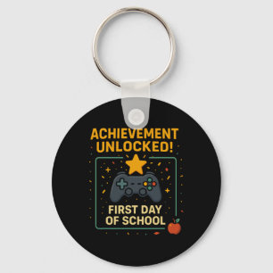 Achievement Unlocked Funny New Ck To School Video Key Ring
