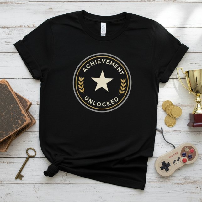 Achievement Unlocked T-Shirt (Creator Uploaded)