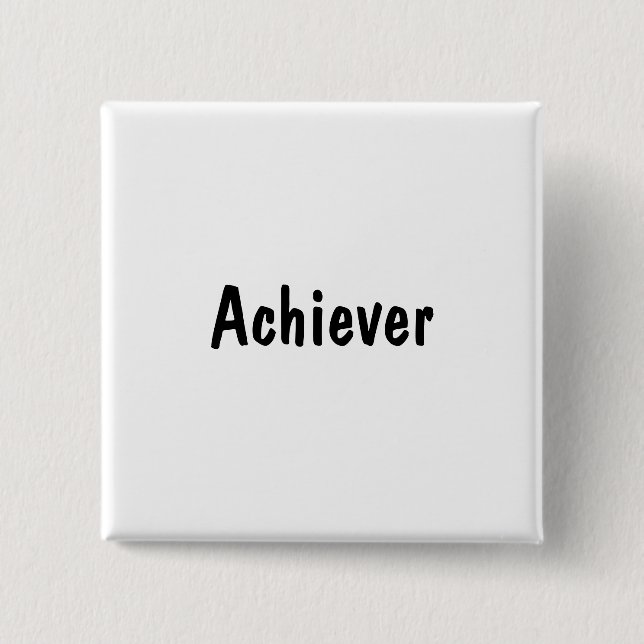 Achiever 15 Cm Square Badge (Front)