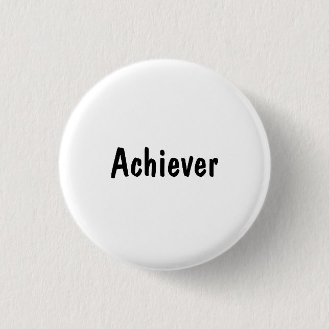 Achiever 3 Cm Round Badge (Front)