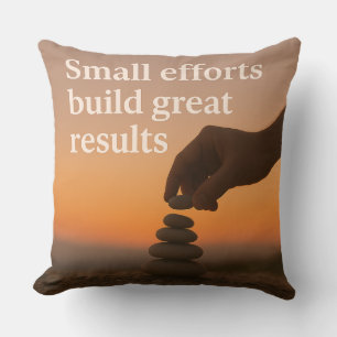 Achieving Greatness One Step at a Time   Cushion