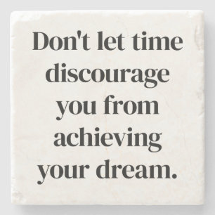 Achieving Your Dream Marble Stone Coaster