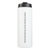 Achieving Your Dream Thermal Tumbler