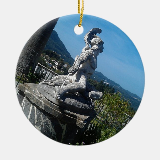 Achilles Ceramic Tree Decoration (Front)