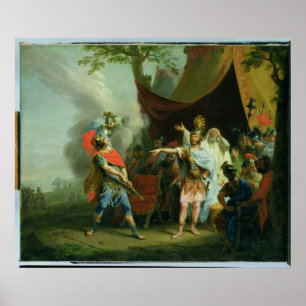 Achilles has a dispute with Agamemnon, 1776 Poster