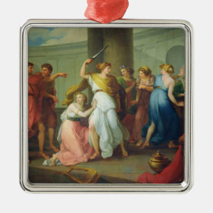 Achilles recognised, 1799 metal tree decoration