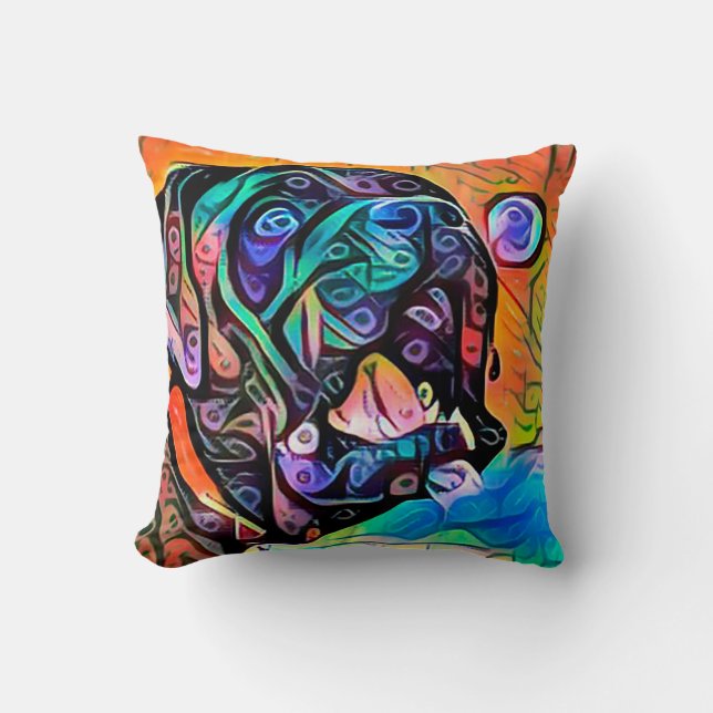 Achilles the Cane Corso Bubble Pillow (Front)