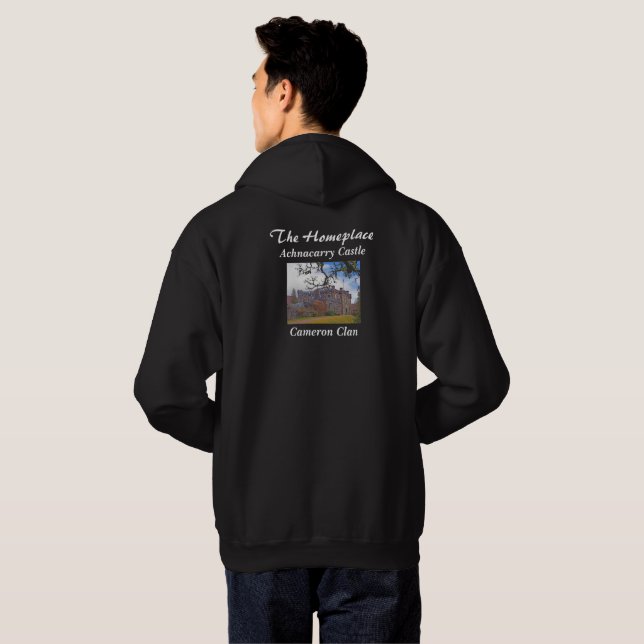 Achnacarry Castle – Scottish Cameron Clan Hoodie (Back Full)