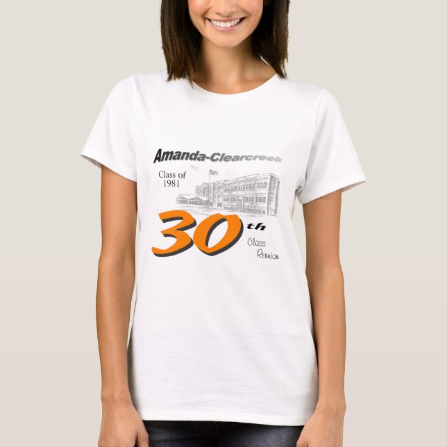 ACHS 30th class reunion logo T-Shirt (Front)