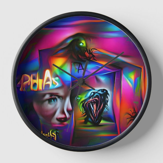 Achulophobia  clock (Front)