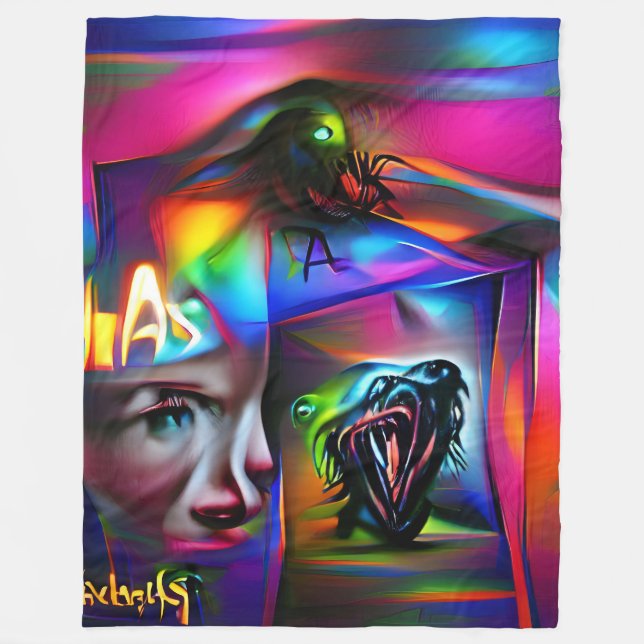 Achulophobia  fleece blanket (Front)