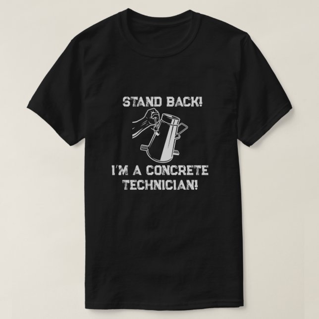 ACI-certified Concrete Field Technician identity T-Shirt (Design Front)