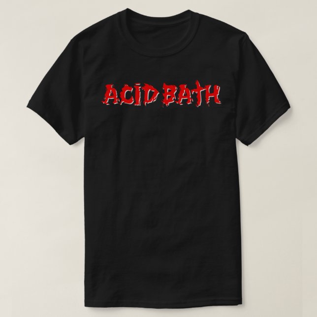 Acid Bath Band Logo Classic T-Shirt  (Design Front)