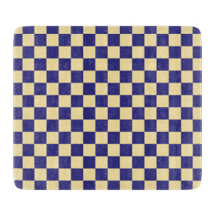 Acid green black checkerboard pattern cutting boar board