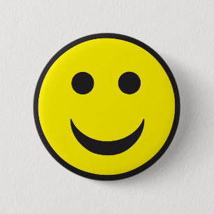 Acid House Face 6 Cm Round Badge