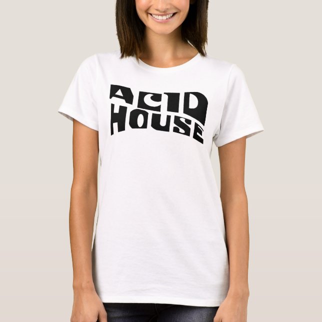 Acid House music logo design T-Shirt (Front)