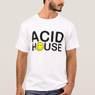 acid house oldskool style face t shirt
