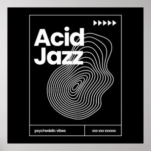 Acid Jazz music poster design
