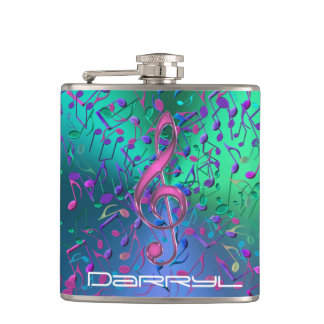 Acid Jazz Psychedelic Music Flask