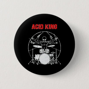 Acid King 6 Cm Round Badge