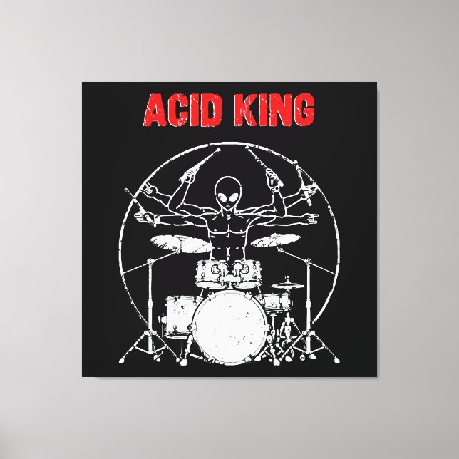 Acid King Canvas Print (Front)