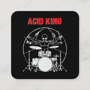 Acid King Square Business Card