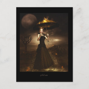 Acid rain postcard