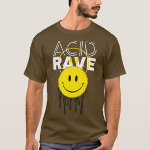 Acid Rave Smile Face Techno House Trance EDM T-Shirt